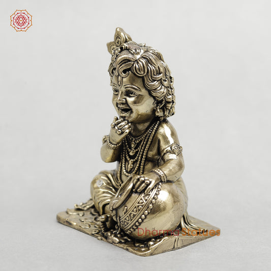 Brass Butter Krishna Fine 3”