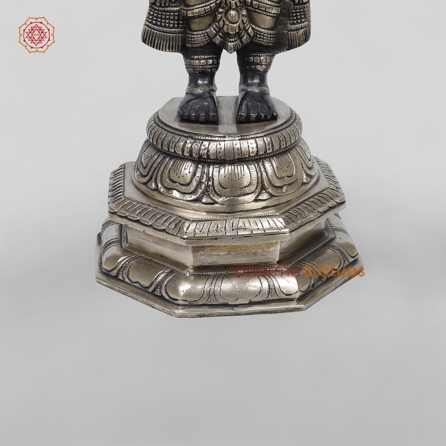 Brass Balaji Standing Fine, Black and Smooth Finish 33”