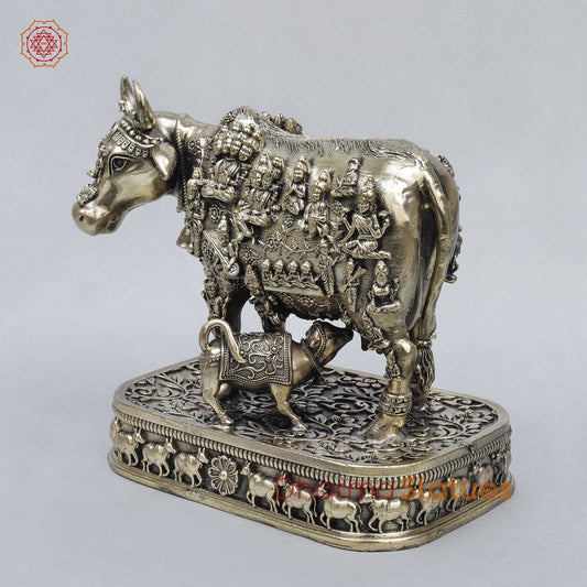Brass Cow Calf with Universe God’s Fine 9”