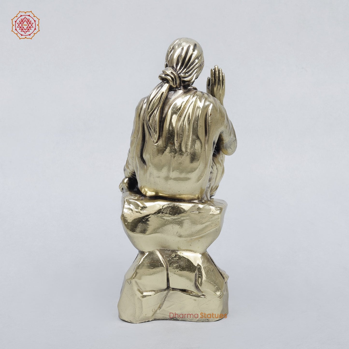 Brass Sai Baba Fine 8”