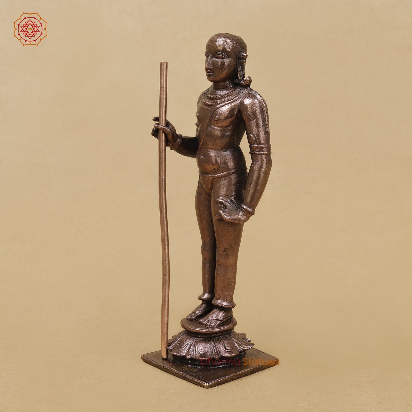 Copper Palani Murugan Karthikeya Idol (Dhandayuthapani Swamy) 5”