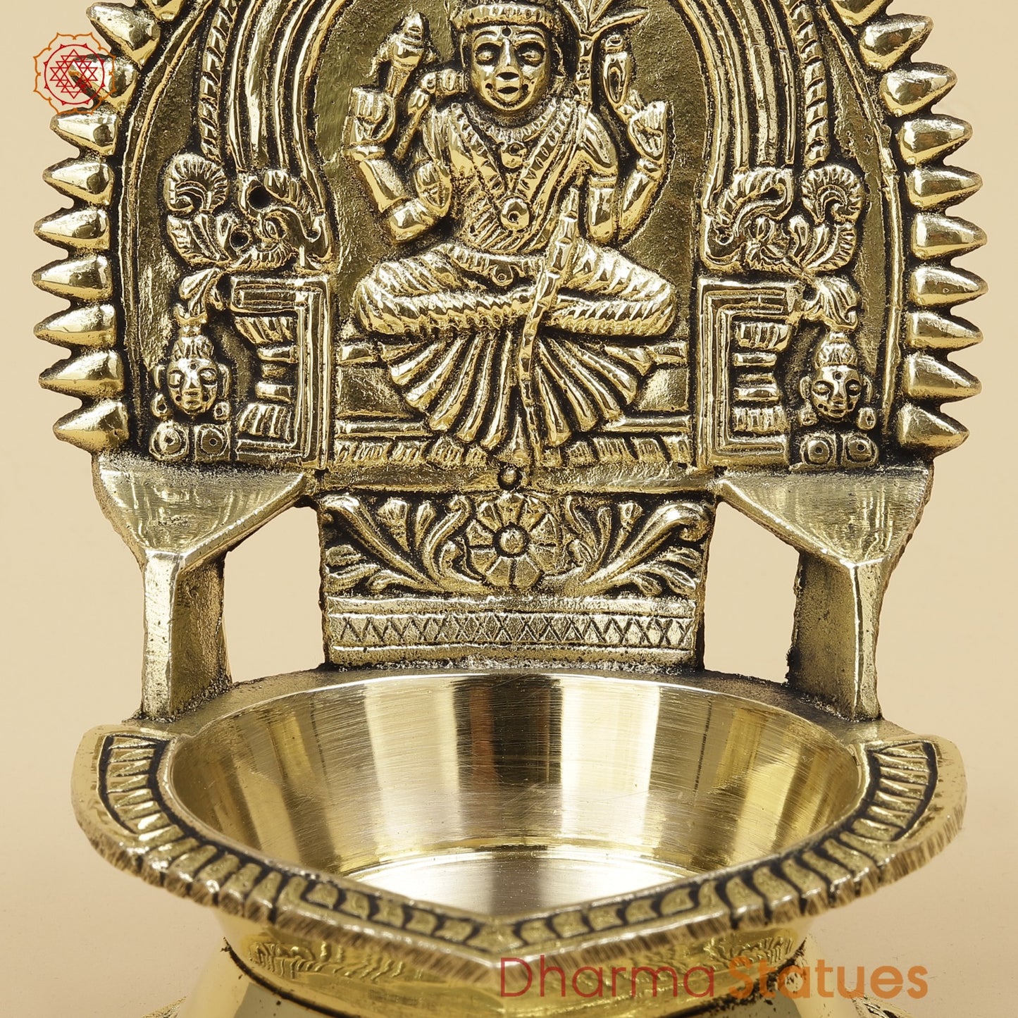 Brass Rajarajeshwari Diya Fine 7”