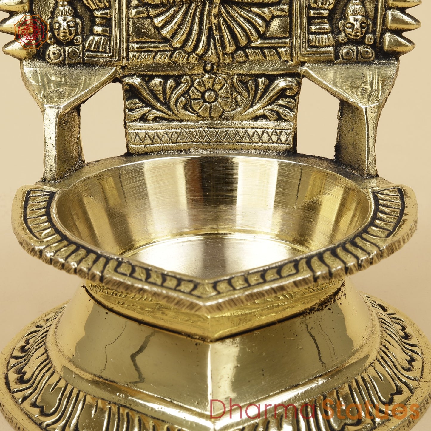 Brass Rajarajeshwari Diya Fine 7”