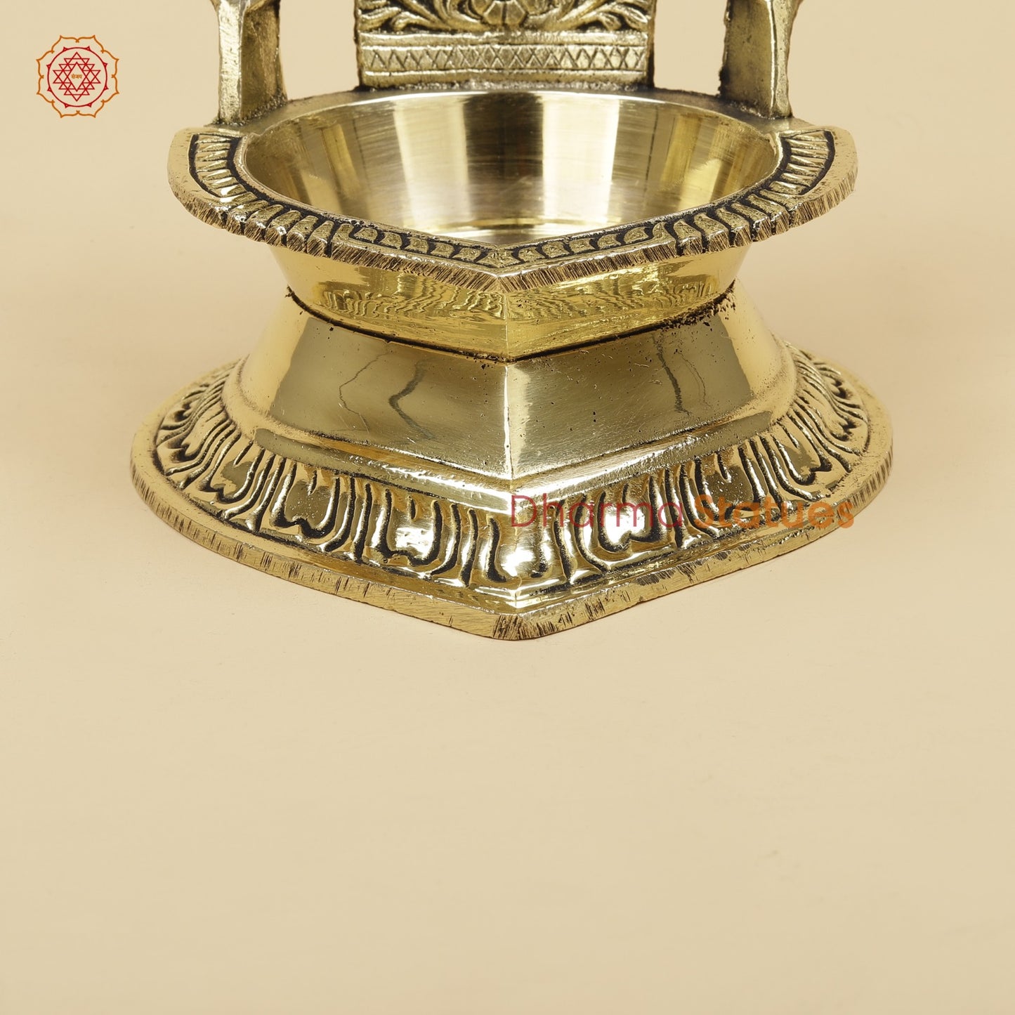 Brass Rajarajeshwari Diya Fine 7”