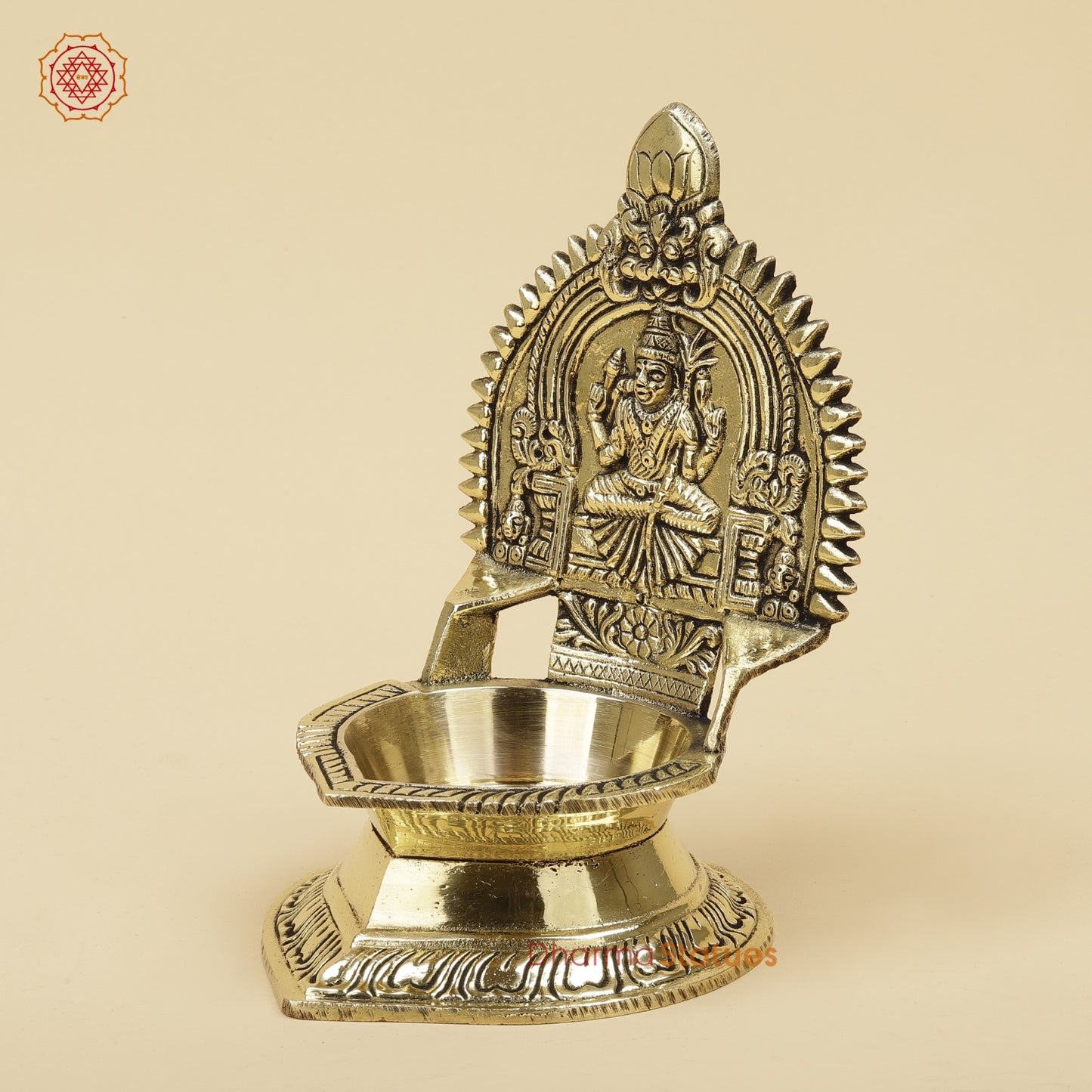 Brass Rajarajeshwari Diya Fine 7”