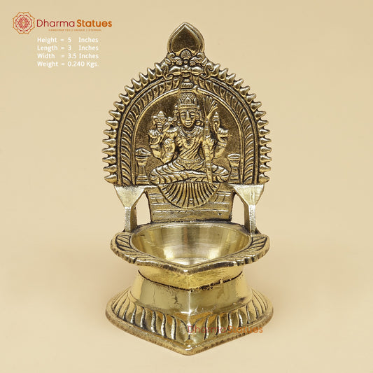 Brass Rajarajeshwari Diya Fine 5”