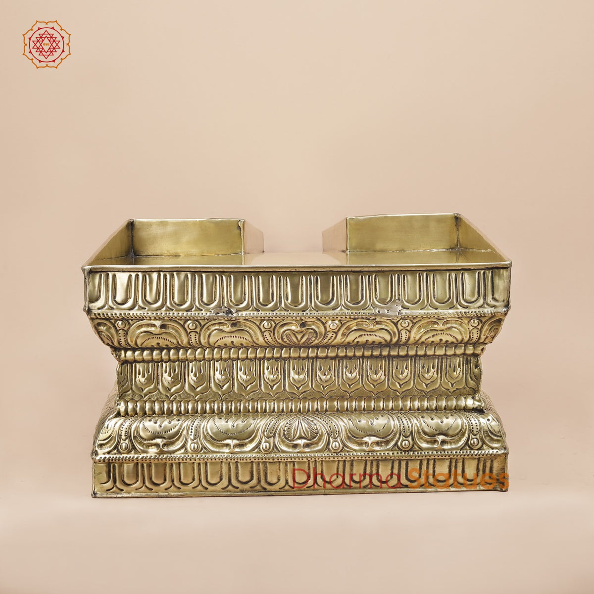 Brass Abhishekam Peeta Fine, Made in Chennai (One of a Kind) 28”