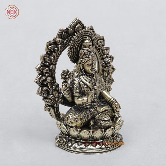 Brass Lakshmi Seated Fine With Arch 3.5”