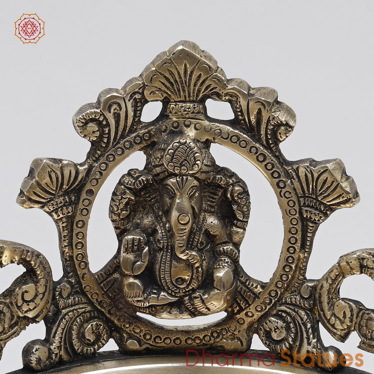 Brass Ganesh Urli Fine, Smooth Finish 7.5”