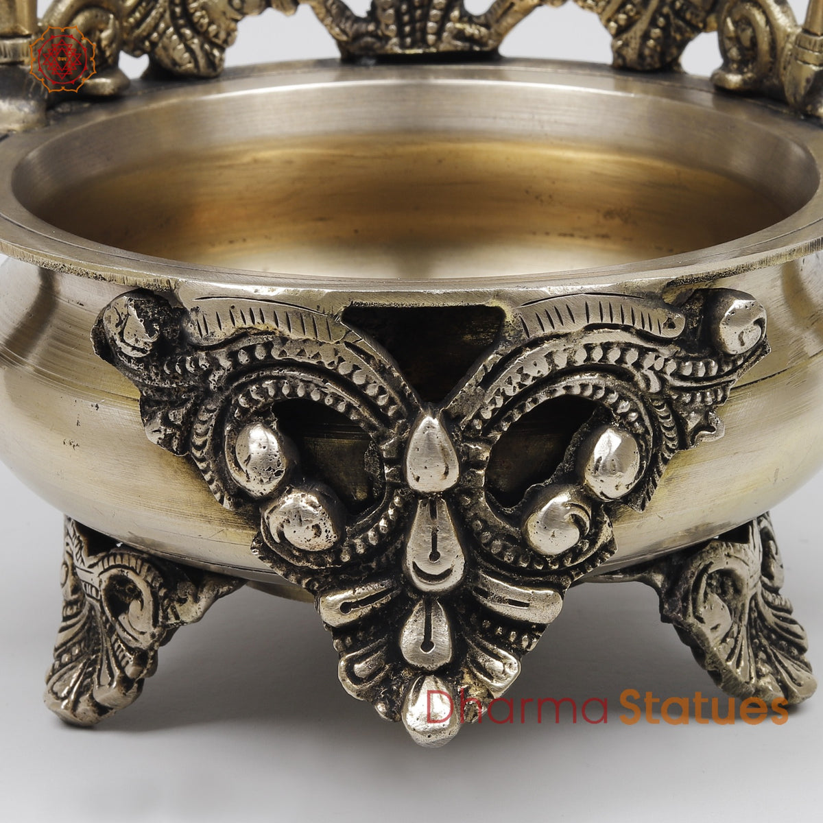 Brass Elephants Urli Fine, Smooth Finish 7.5”