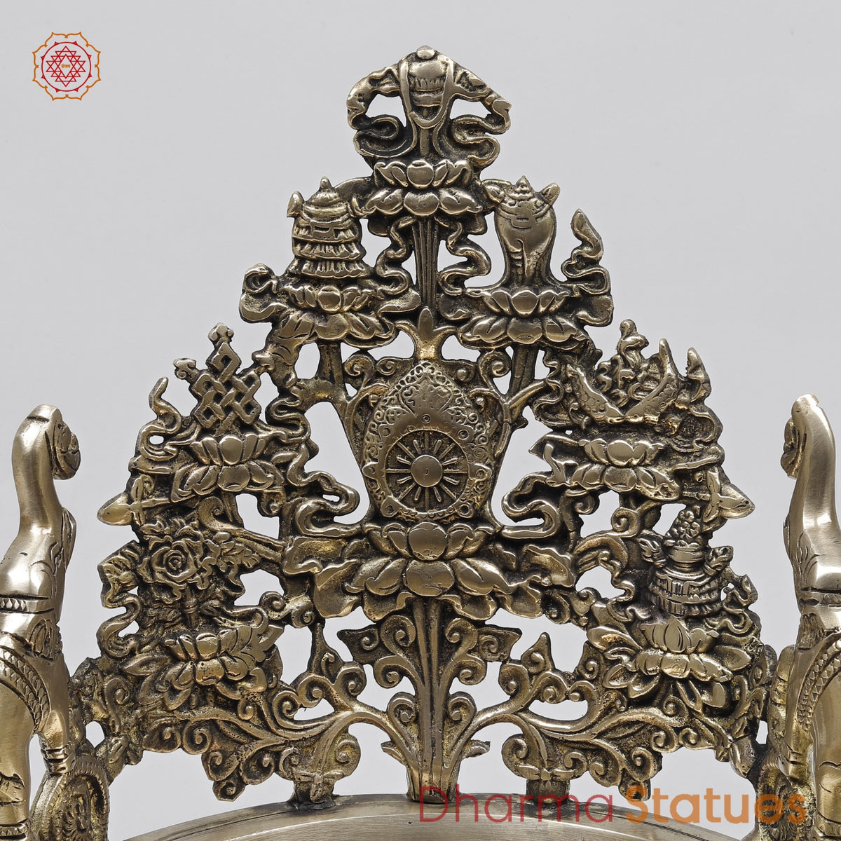 Brass Elephants Urli Fine Carving , Smooth Finish 12”