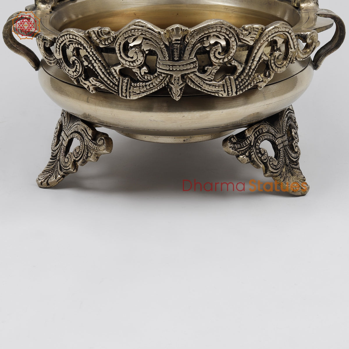 Brass Elephants Urli Fine Carving , Smooth Finish 12”