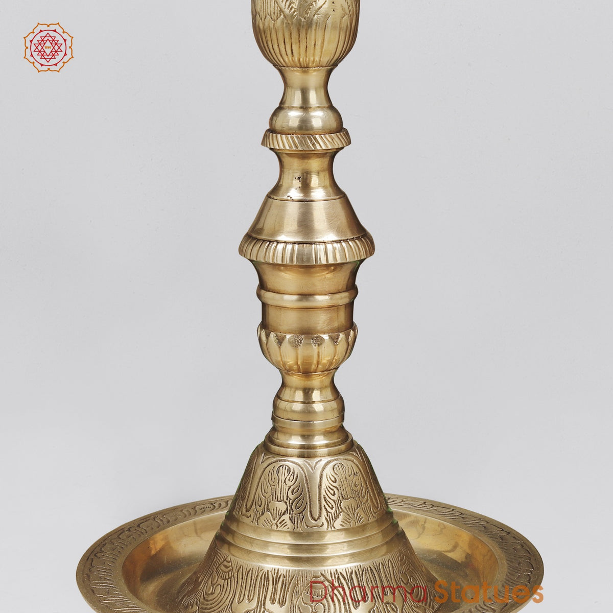 Brass Peacock (Inauguration) Lamp Fine 52”