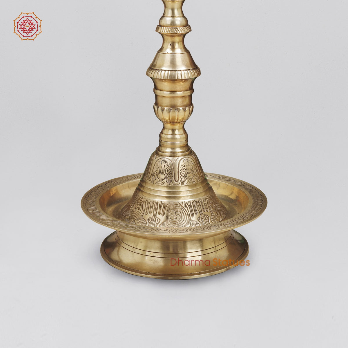 Brass Peacock (Inauguration) Lamp Fine 52”