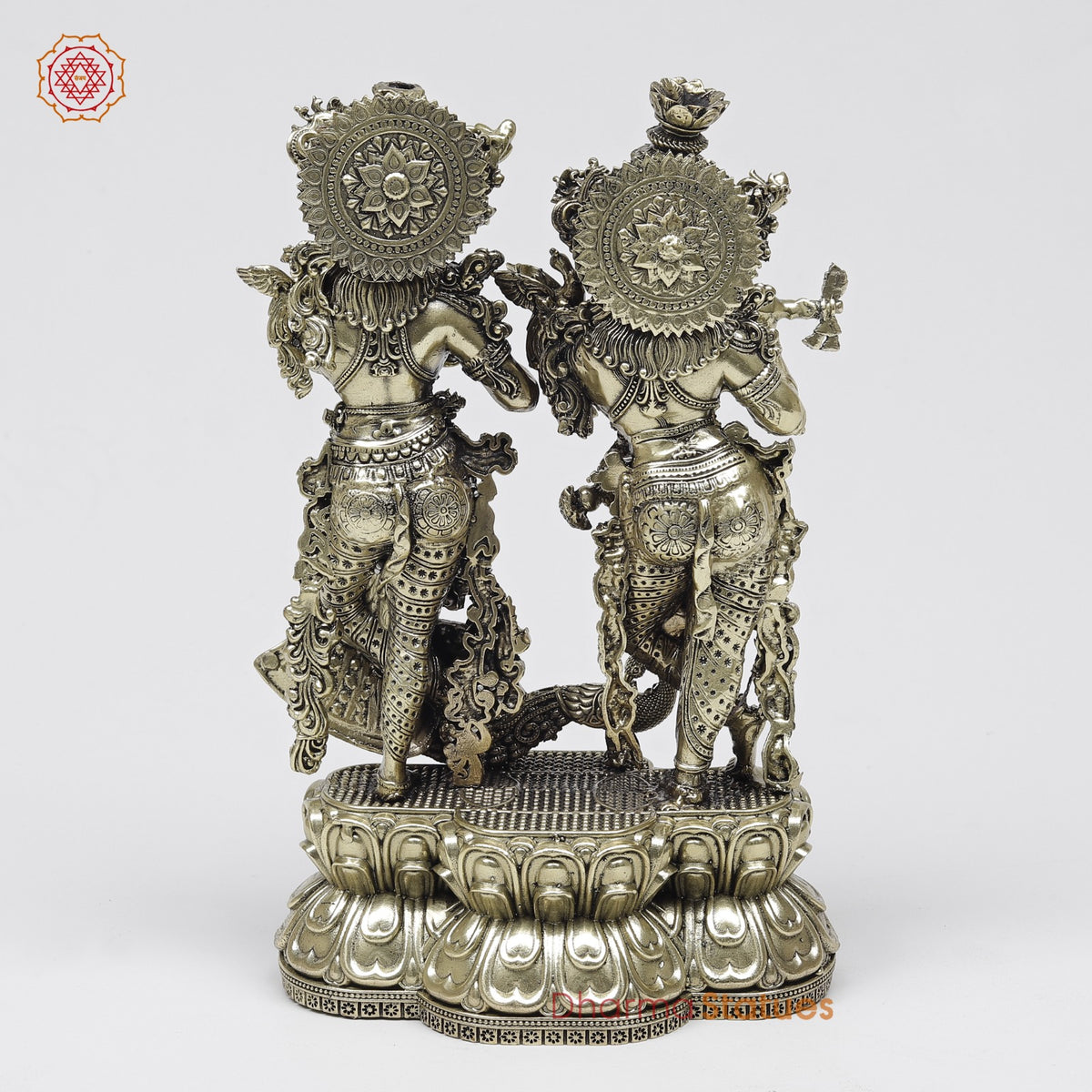 Brass Radha Krishna Fine 8”