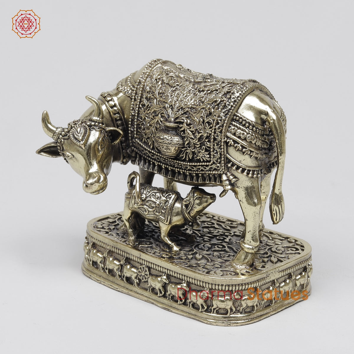Brass Cow Calf Fine 4.5”