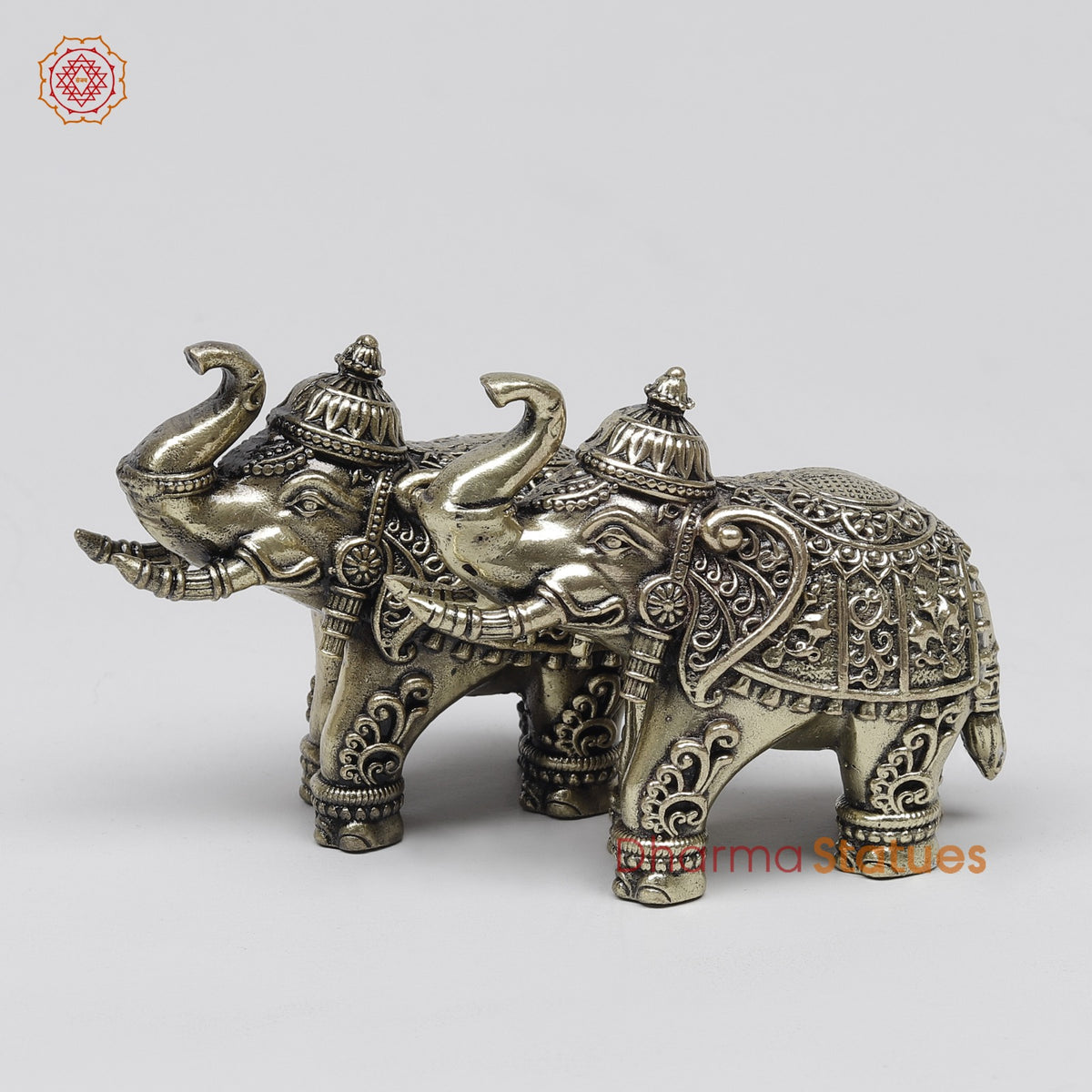 Brass Elephants fine 3” (Pair)