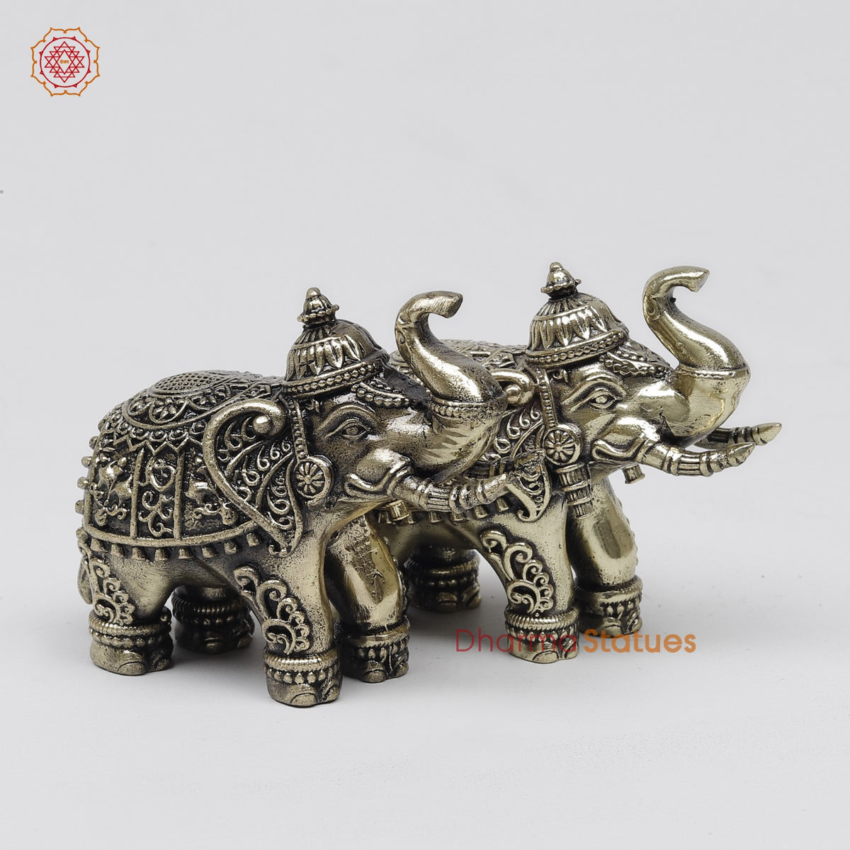 Brass Elephants fine 3” (Pair)