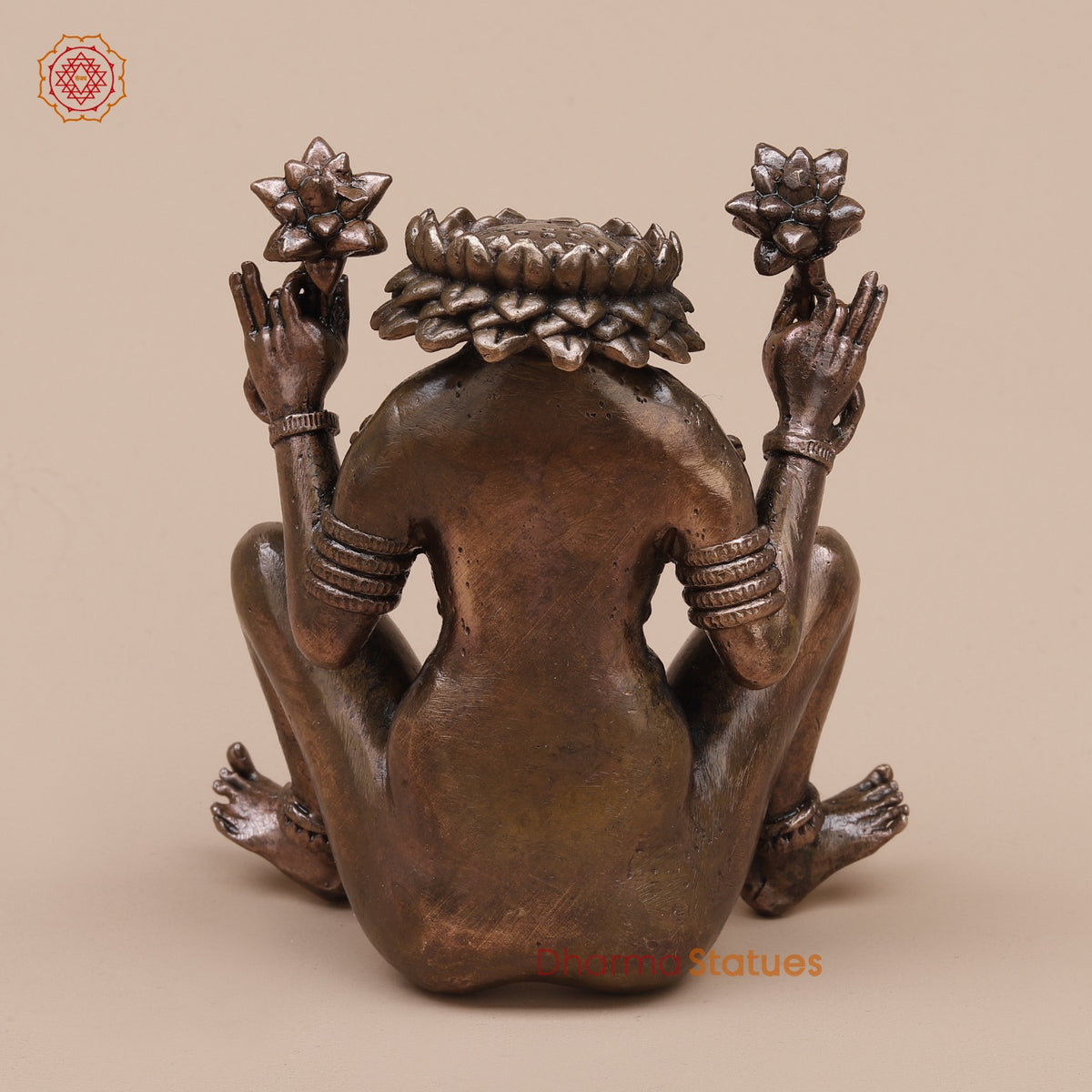 Copper Lajja Gauri Seated Fine 4.5”