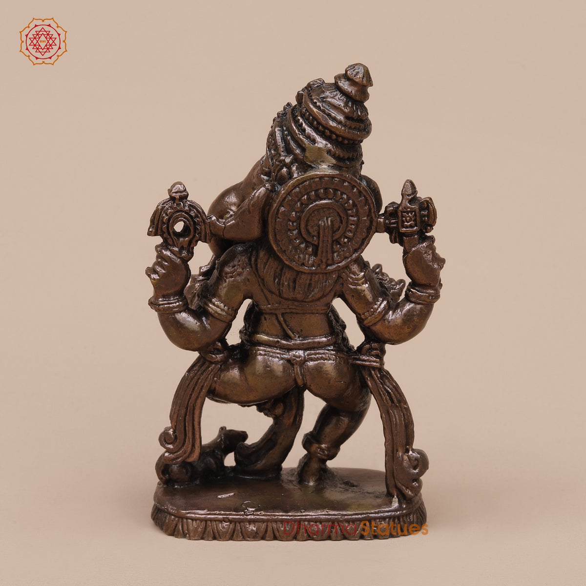 Copper Dancing Ganesh Fine 3.5”
