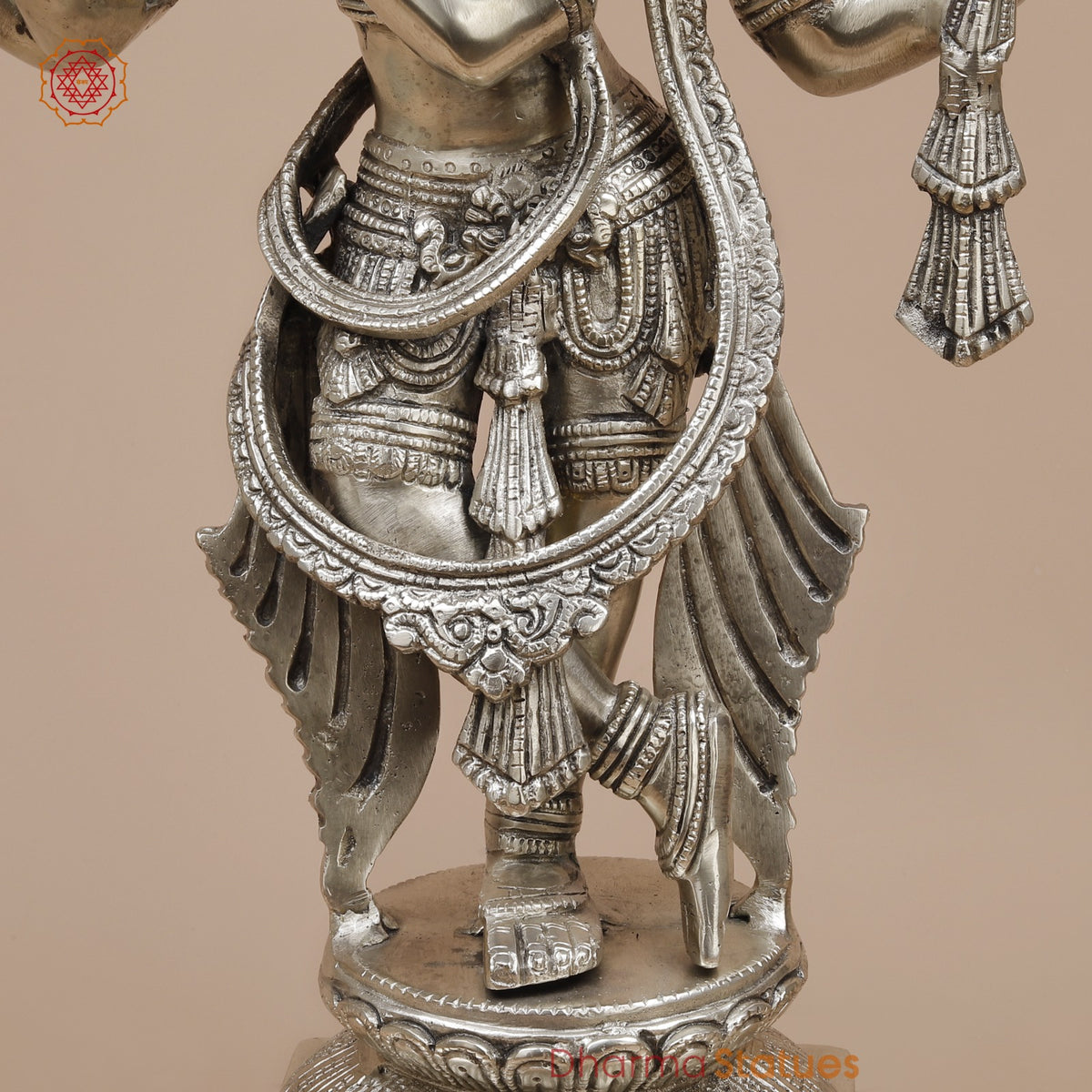 Brass Venugopal Krishna Fine, Silver coated 23”