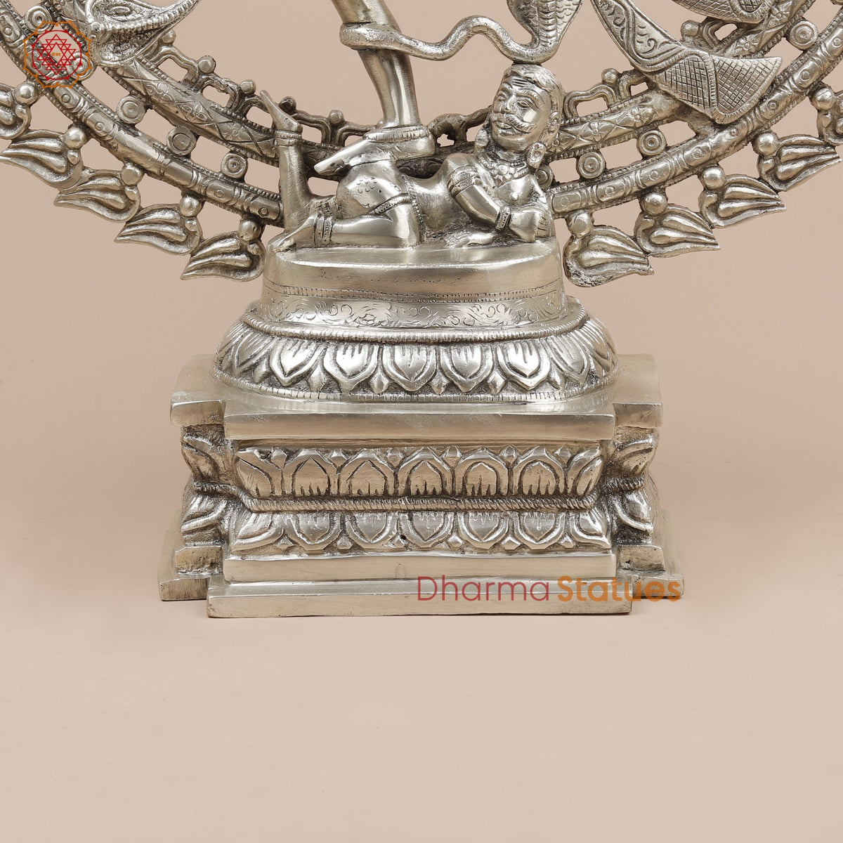 Brass Natraj fine, Silver Finish  28”