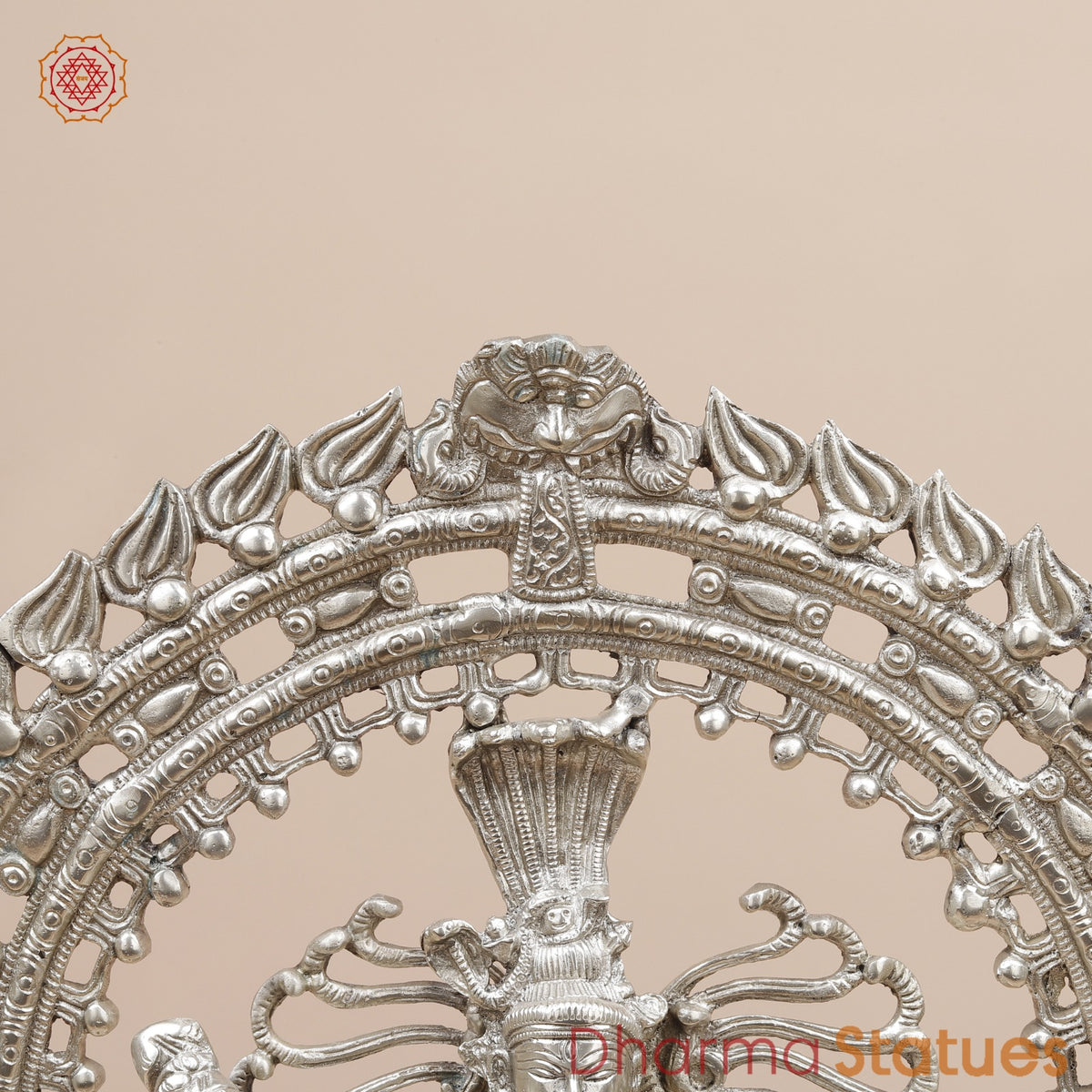 Brass Natraj fine, Silver Finish  20”