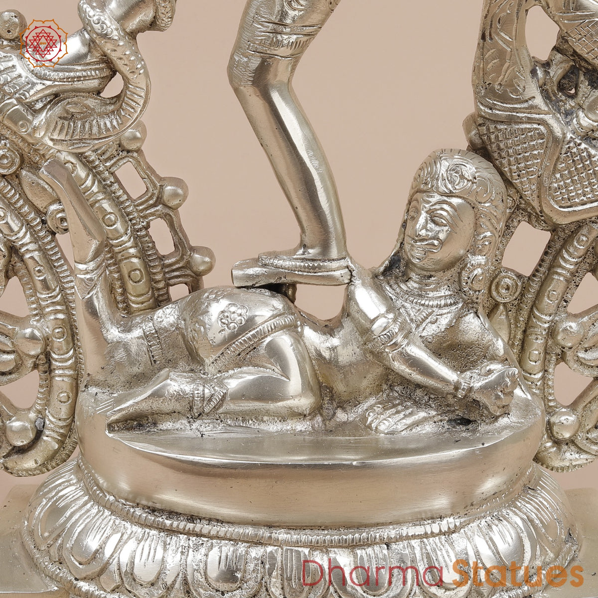 Brass Natraj fine, Silver Finish  20”