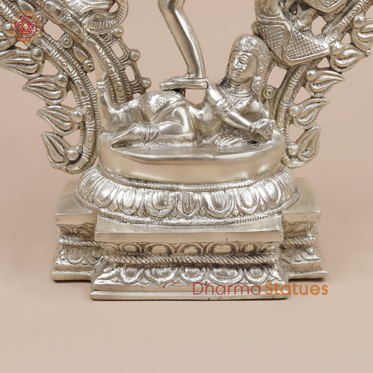 Brass Natraj fine, Silver Finish  20”