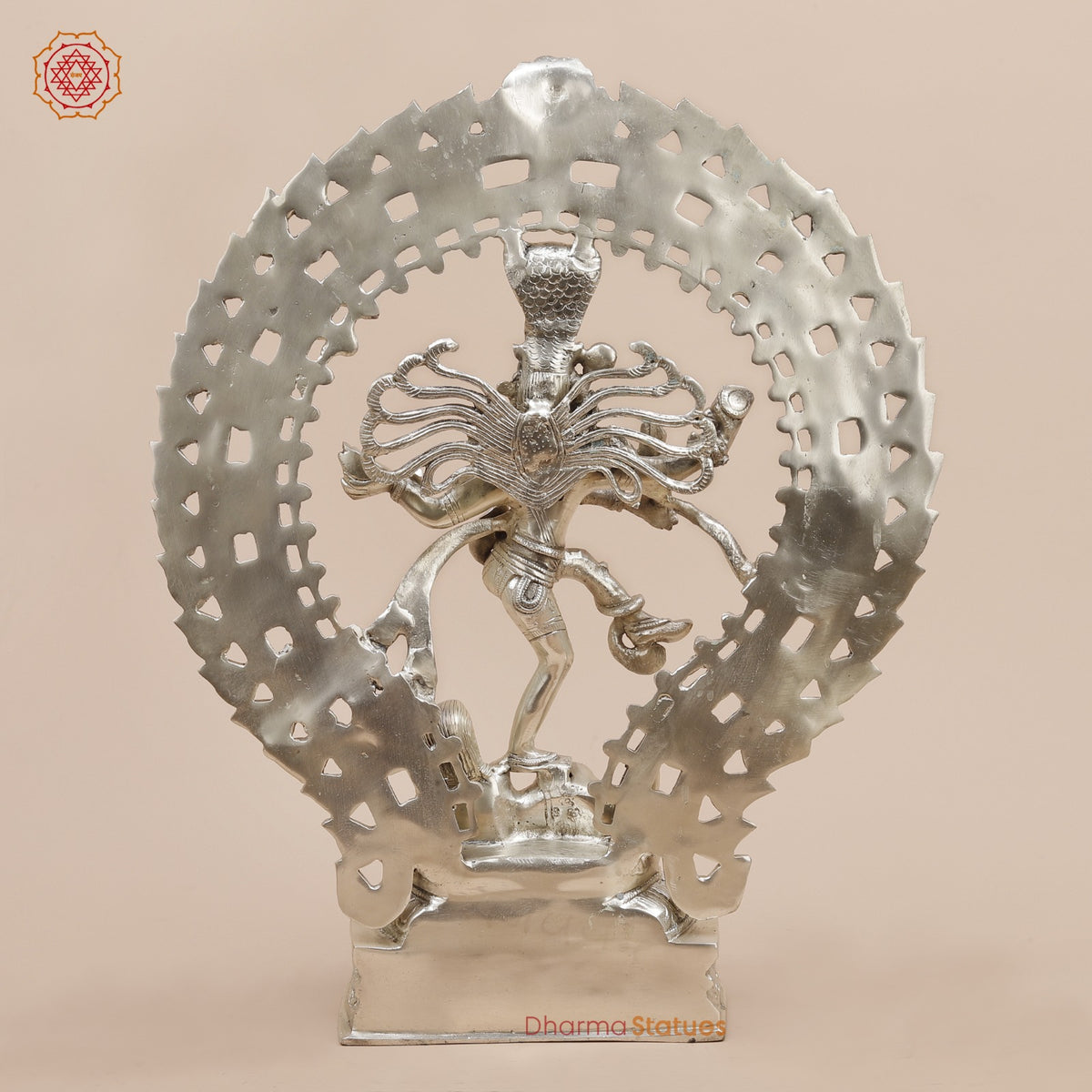Brass Natraj fine, Silver Finish  20”