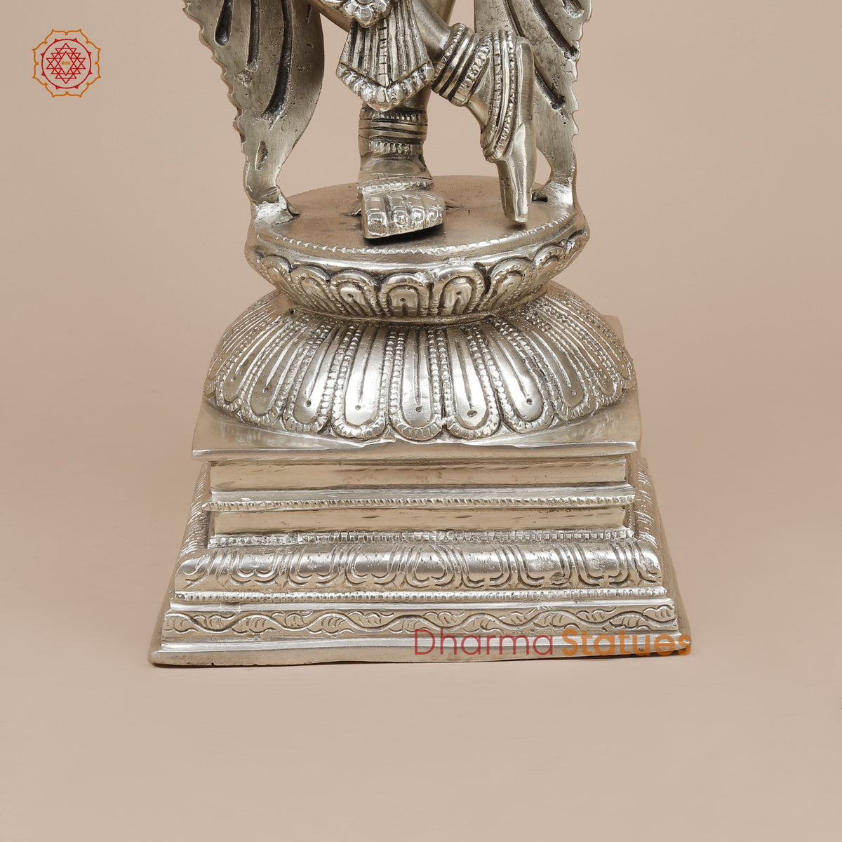 Brass Venugopal Krishna Fine, Silver coated 23”