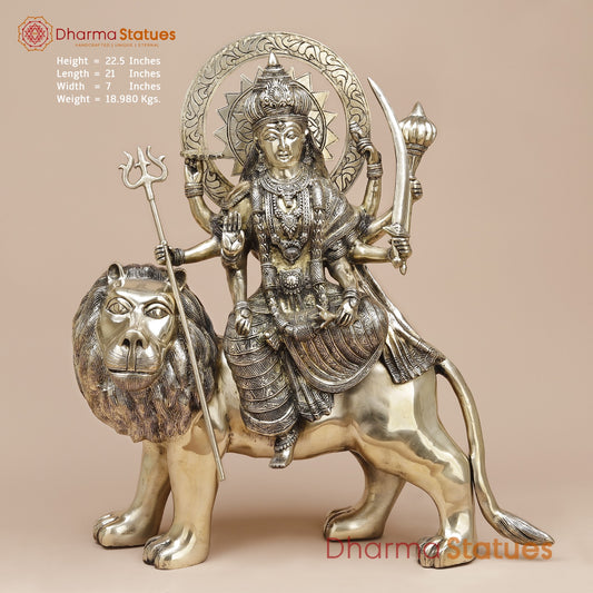 Brass Durga Fine, Smooth finish 23”